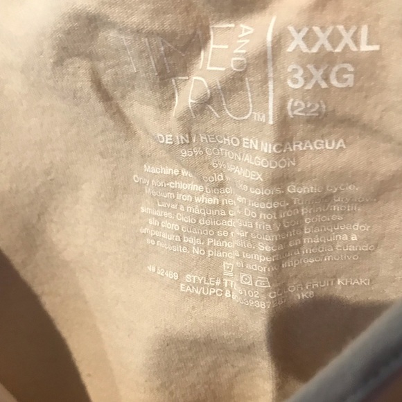 6 Time and Tru Camisole XL, 2XL, 3XL. 6 Items. Pink, Salmon, Teal, White, 2 Tan. - Picture 9 of 10